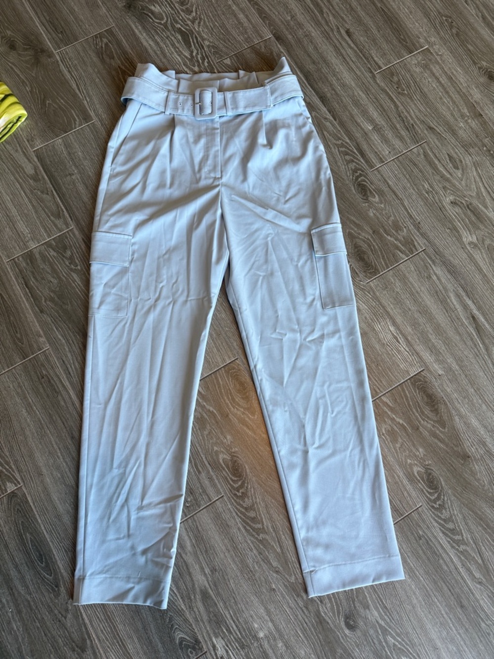 Express Light Blue Collared Button-Up 2 long tall